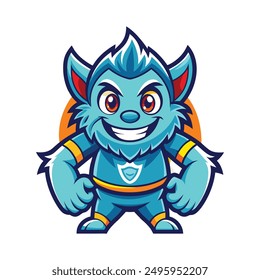 Vektorgrafik Tiere Kopf Maskottchen Gaming-Logo 