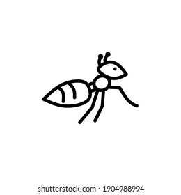 Vector illustration of a ant