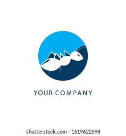 vector illustration of ant logo design. ant symbol icon.