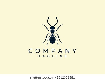 Ilustração vetorial do design do logotipo Ant