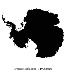 vector illustration of Antarctica map