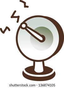Vector illustration of an antenna