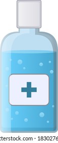 Vector illustration of antibacterial gel.