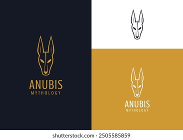 Vector illustration of Anubis Logo Design