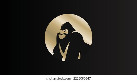 Vector illustration of Ape Finance logo banner design concept. Ape finance is a  DeFi platform for the metaverse.