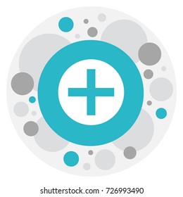 Vector Illustration Of Apparatus Symbol On Rivets Icon. Premium Quality Isolated Plus Element In Trendy Flat Style.
