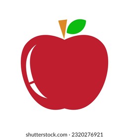 ilustración vectorial de manzana, diseño gráfico adecuado para logotipo, web, aplicación