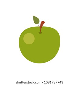 Vector Illustration.  Apple icon.
