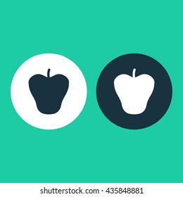Vector illustration of apple icon