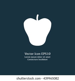 Vector illustration of apple icon