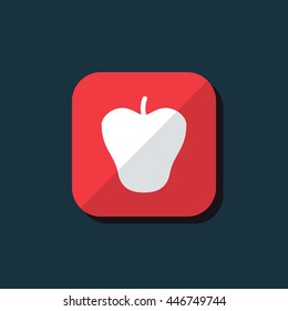 Vector illustration of apple icon