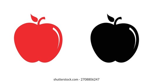 Vektorgrafik eines Apfelsymbols, Apfellogo