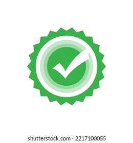 Vector illustration of approval logo icon sign and symbol. colored icons for website design .Simple design on white background.