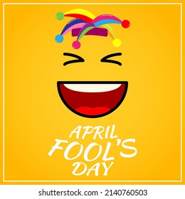 Vector illustration for April fool’s day