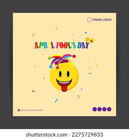 Vector illustration for April fool’s day
