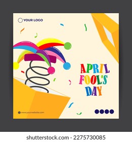 Vector illustration for April fool’s day