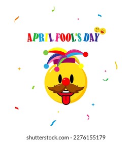 Vector illustration for April fool’s day