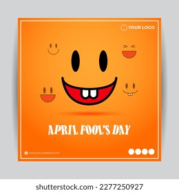 Vector illustration for April fool’s day