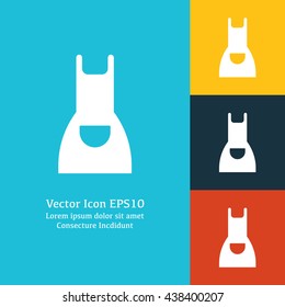 Vector illustration of apron icon