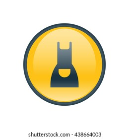 Vector illustration of apron icon