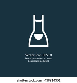 Vector illustration of apron icon