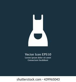 Vector illustration of apron icon