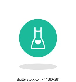 Vector illustration of apron icon