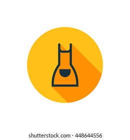 Vector illustration of apron icon