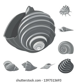 Vector illustration  aquarium and aquatic logo. Set  aquarium and decoration vector icon for stock.