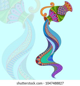 vector illustration of Aquarius Astrological Zodiac Sign