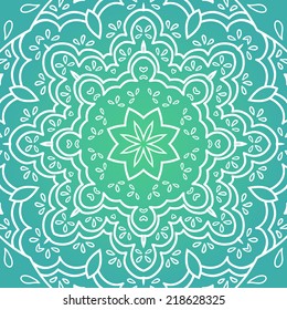 Vector illustration of Arabic geometric ornament