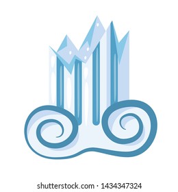 Vector illustration of architecture and old icon. Set of architecture and antique stock symbol for web.