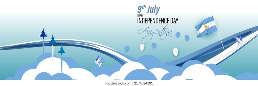 Vector illustration for Argentina Independence Day