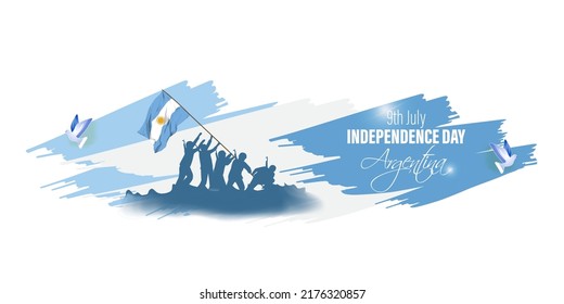 Vector illustration for Argentina Independence Day