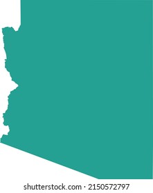 Vector Illustration of Arizona map