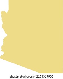 Vector illustration of Arizona map