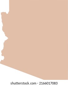 Vector Illustration of Arizona map