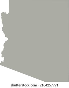 Vector illustration of Arizona map