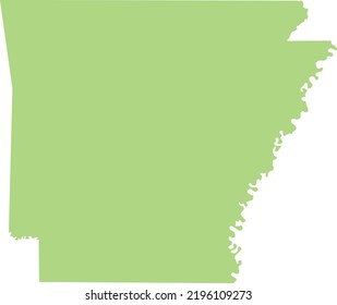 Vector Illustration of Arkansas map