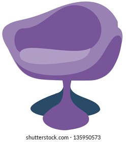 Vector illustration of a armchair