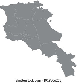 vector illustration of Armenia map