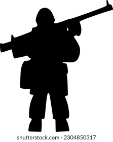 ilustración vectorial del icono del ejército