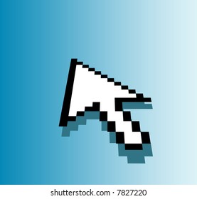 vector illustration of the arrow cursor