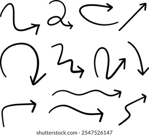 vector illustration of the arrow direction symbol 