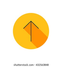 Vector illustration of arrow icon