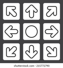 The Vector, Illustration, Arrow Icon for Creative Work
