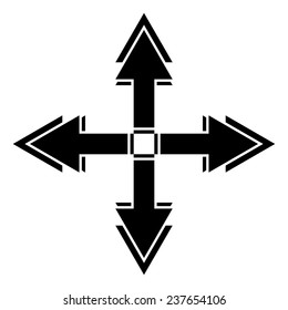 Vector illustration arrow icons.