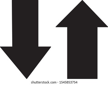 Vector illustration of an arrow symbol