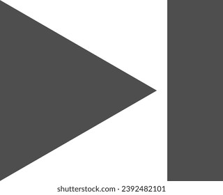 Vector illustration of arrow symbol icon