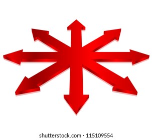 Vector illustration of arrows